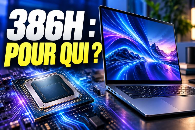 Intel Core Ultra 9 386H : performances, consommation et usages sur PC portable en 2026
