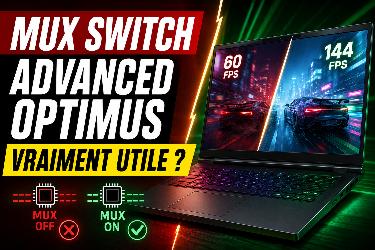 MUX Switch et Advanced Optimus : faut-il vraiment rechercher ces fonctions sur un portable gamer ?
