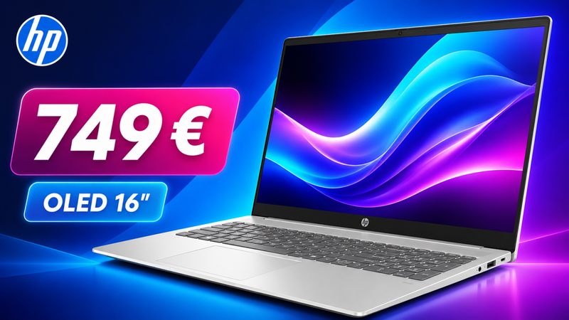 Le HP OmniBook 5 Next Gen AI 16 pouces tombe à 749 € : un grand OLED Copilot+ à prix beaucoup plus doux