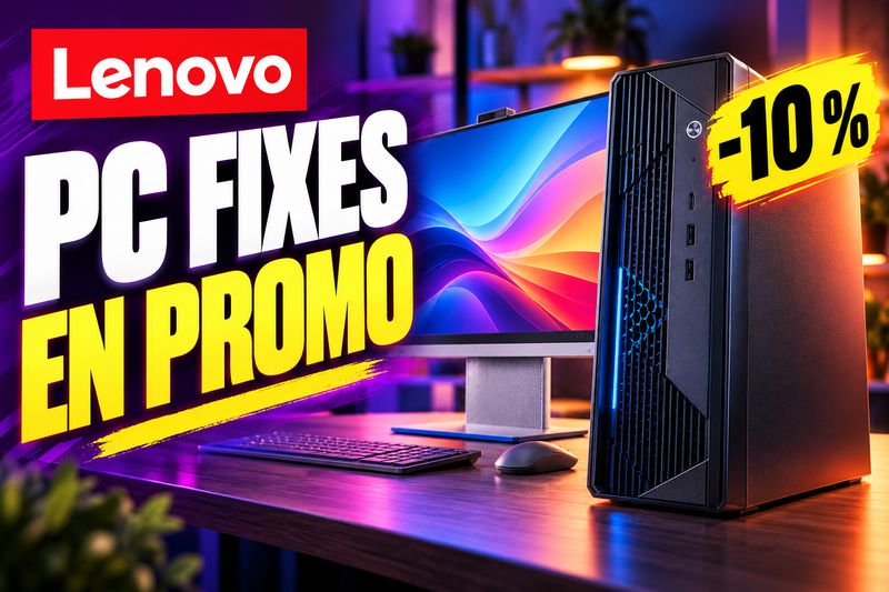 Code OCTOBRE Lenovo : 10 % sur plusieurs tours et de belles remises sur les PC tout-en-un
