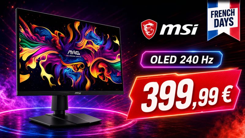 French Days : le MSI MAG 271QP QD-OLED X24 tombe à 399,99 €, un tarif très agressif pour un écran OLED 240 Hz