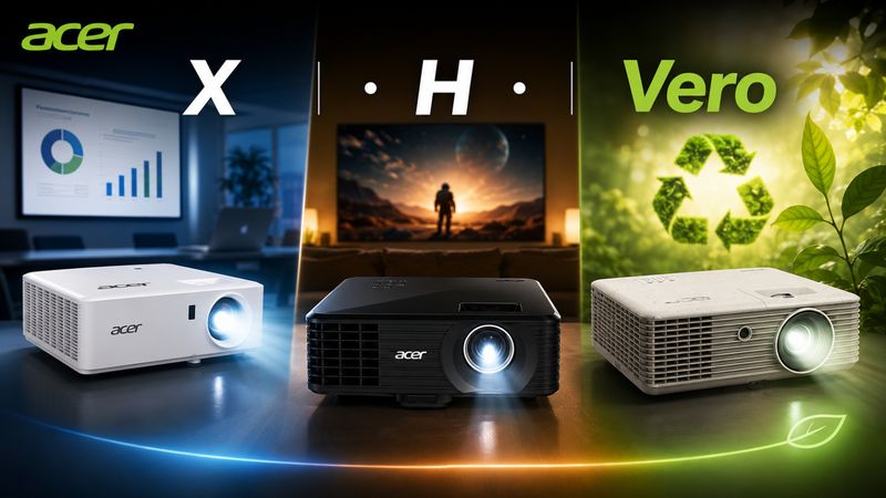Projecteurs Acer : modèle X, H ou Vero, lequel choisir selon votre usage ?
