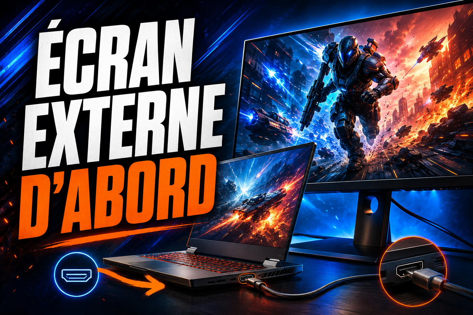 Quel PC portable gamer choisir pour jouer surtout sur un écran externe ?
