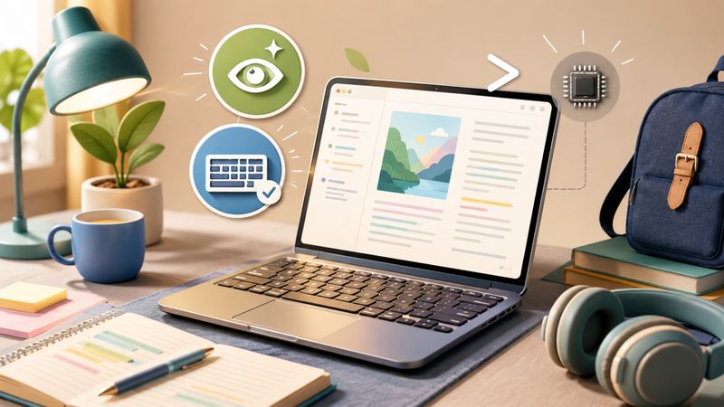 Étudiant : pourquoi un bon clavier et un bon écran valent parfois plus qu’un gros processeur