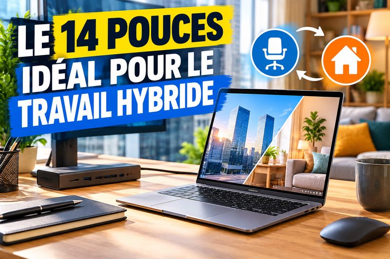 PC portable 14 pouces pour travailler au bureau et à domicile : quel équipement choisir ?