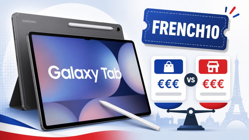 Samsung Galaxy Tab : le code FRENCH10 vaut surtout le détour si vous comparez avec les offres revendeurs
