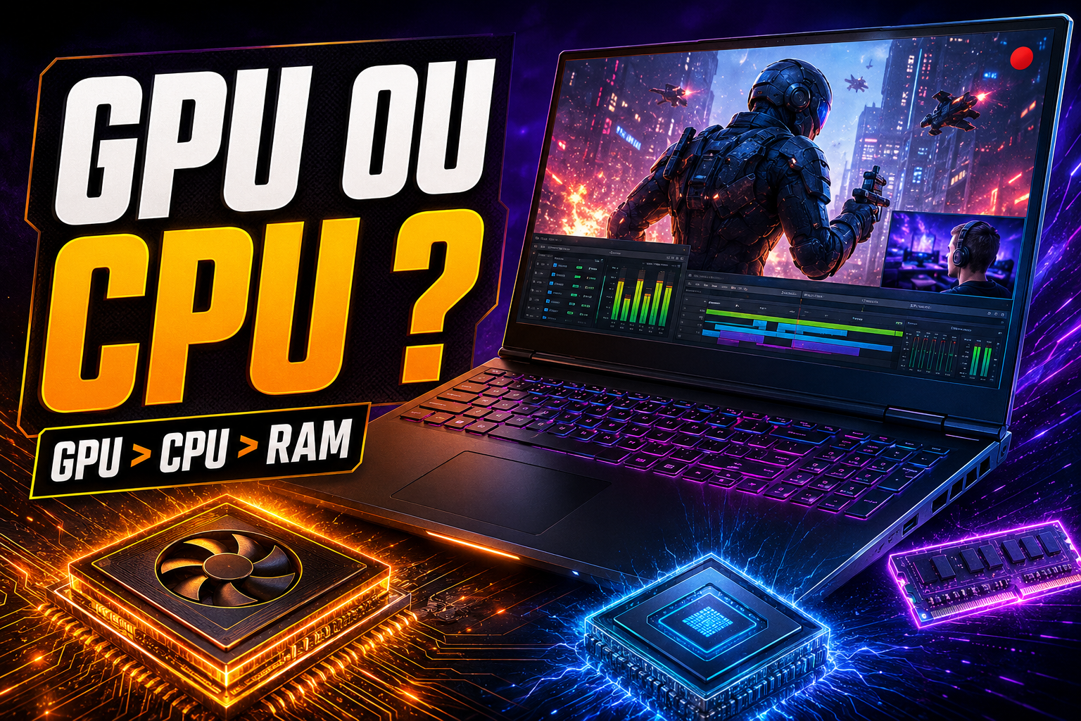 PC portable gamer pour jouer et streamer : quels composants faut-il vraiment prioriser ?