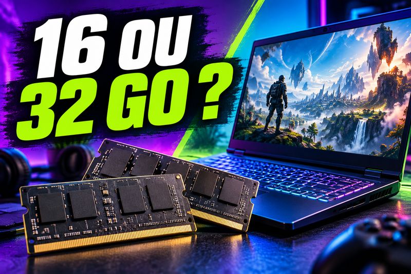 Portable gamer 16 Go ou 32 Go de RAM : quelle capacité est la plus cohérente selon les jeux ?