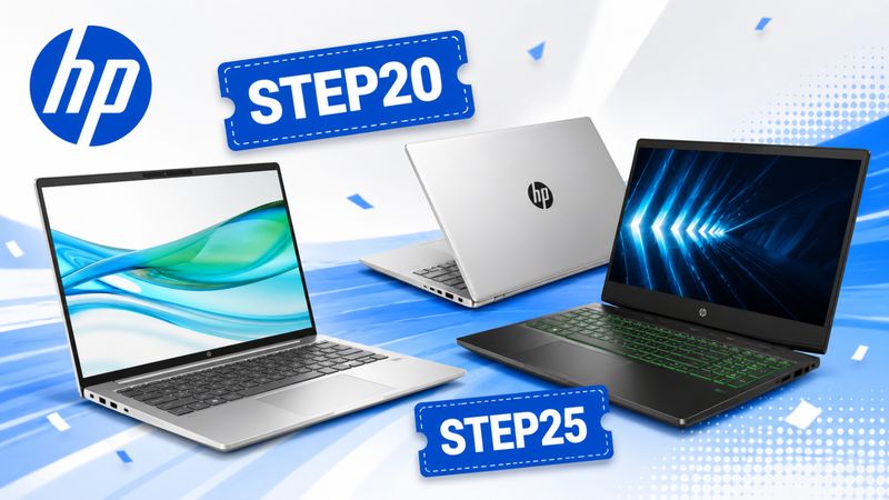 Codes HP STEP20 et STEP25 : des remises à vérifier sur les PC portables HP neufs