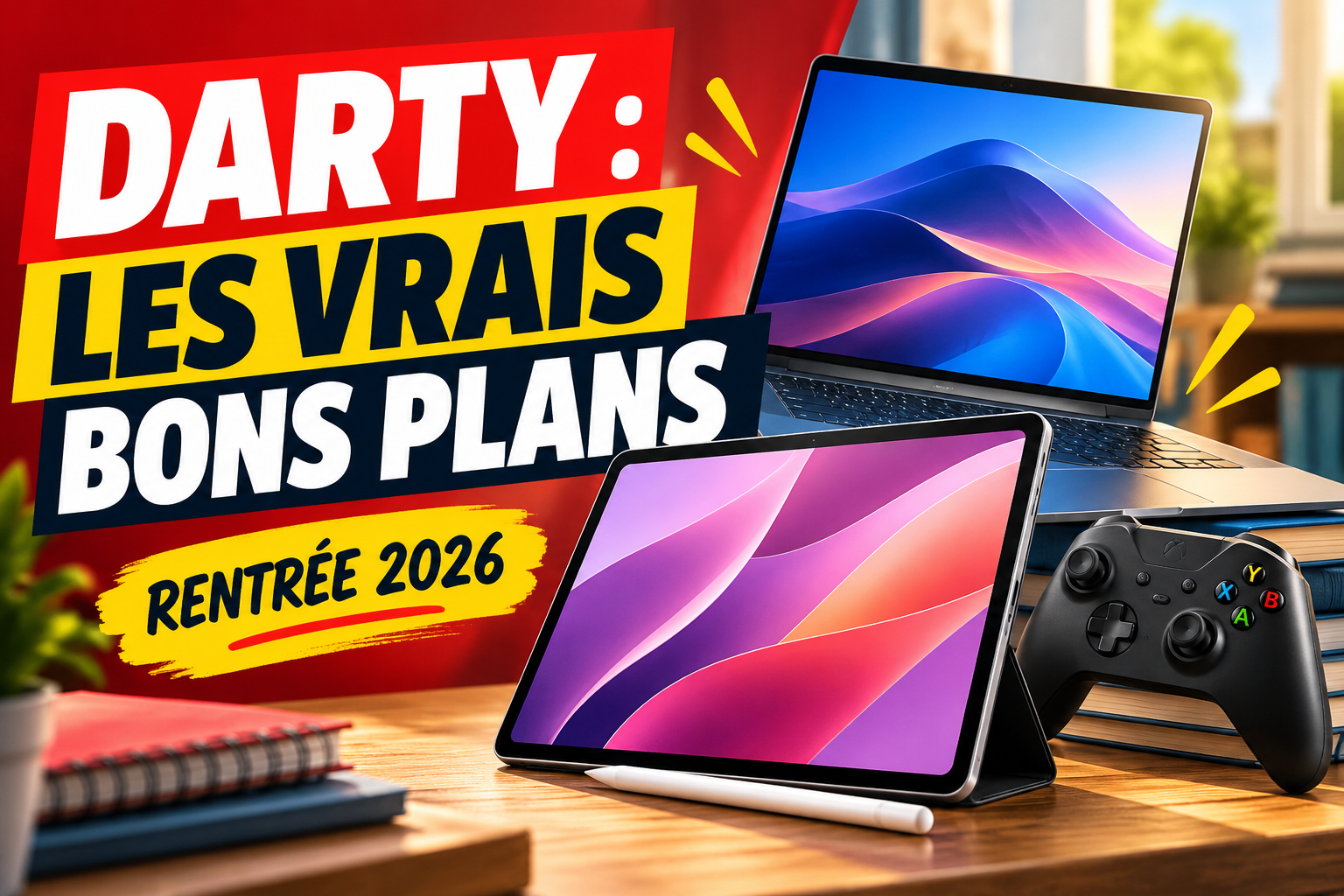 Rentrée Darty 2026 : remises, manette Xbox offerte et offres étudiant, quels bons plans valent vraiment le coup ?