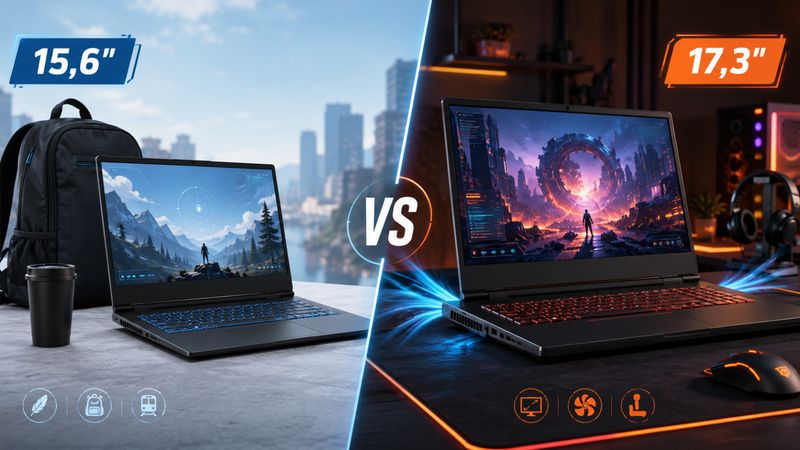 15,6 pouces ou gamer 17,3 pouces : qui profite vraiment du grand format ?