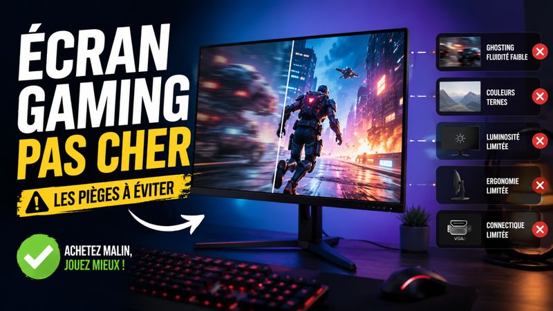 Écran gaming pas cher : à quoi faut-il faire attention pour éviter la déception ?