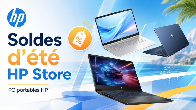 Soldes d’été HP Store : plusieurs PC portables HP deviennent nettement plus intéressants