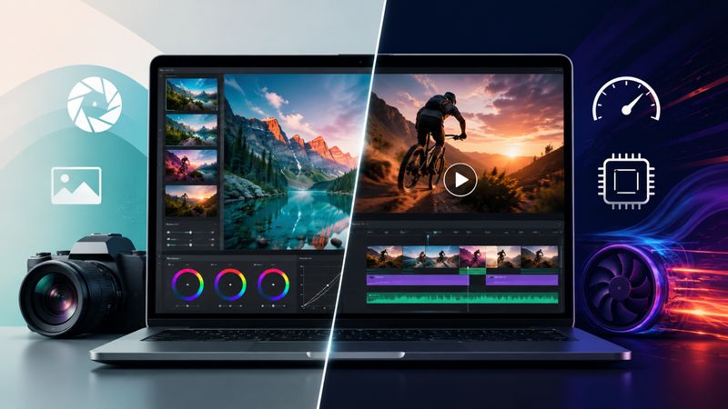 Pour la photo ou pour la vidéo : à quel moment les exigences se séparent-elles vraiment ?