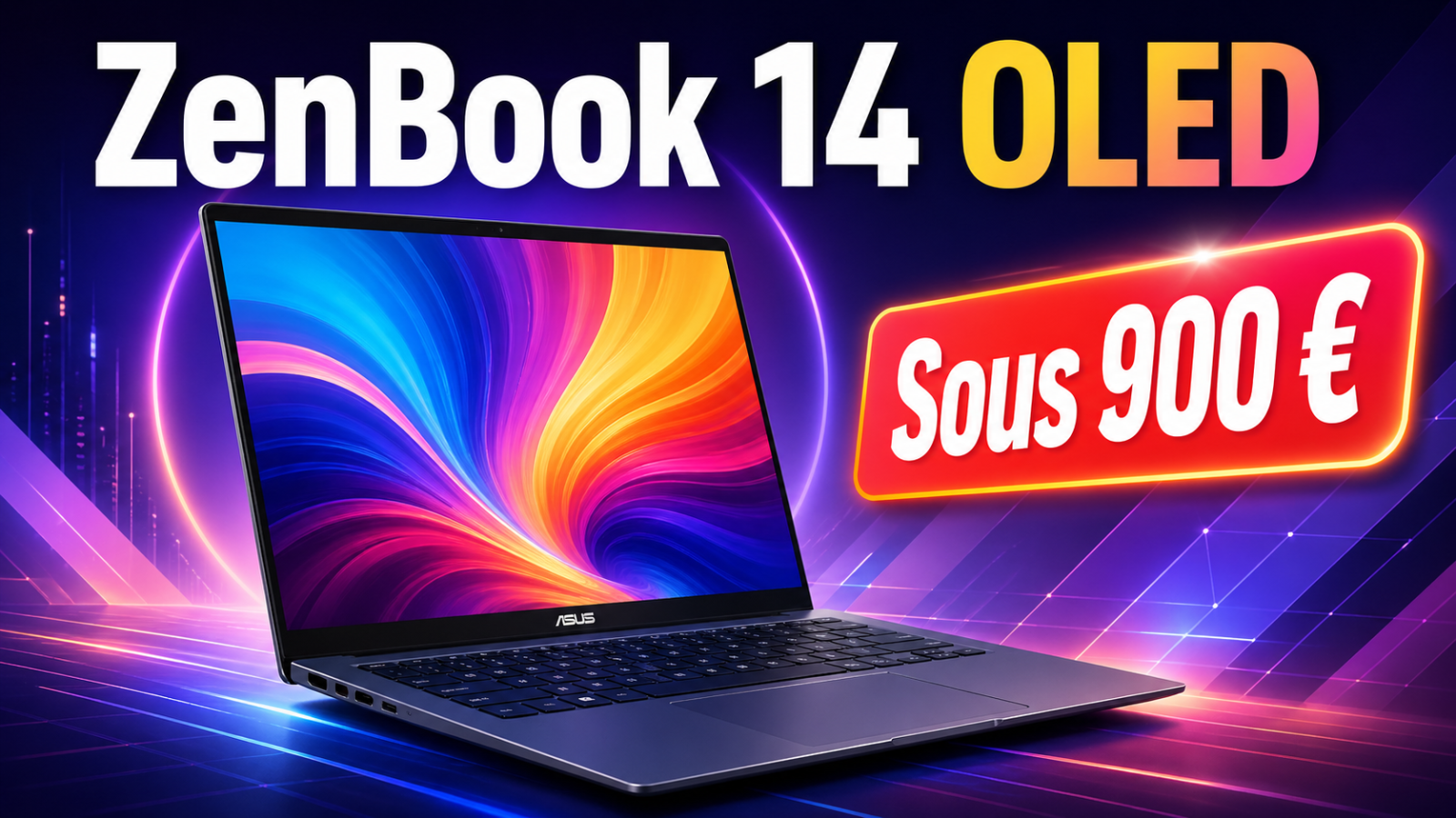 Asus ZenBook 14 OLED UX3407QA-DRFQD499W : l’ultraportable OLED passe sous les 900 €