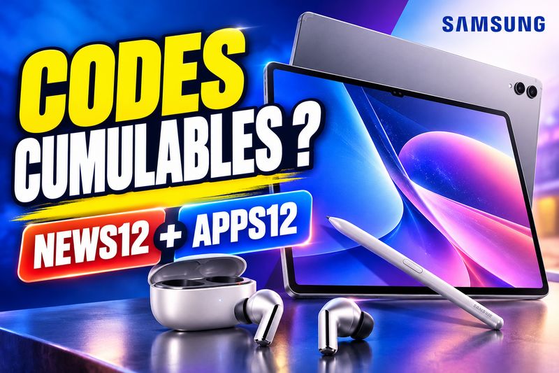 Galaxy Tab S12 : jusqu'à 350 € de remises avec NEWS12, des Galaxy Buds offerts et 10 % supplémentaires avec APPS12 ?