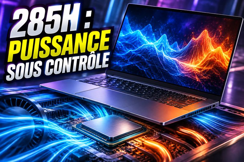 Intel Core Ultra 9 285H : performances, consommation et usages sur PC portable en 2026