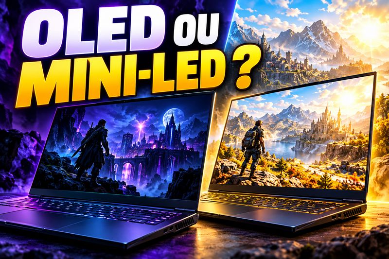 Portable gamer OLED ou mini-LED : quel écran choisir pour jouer et créer ?