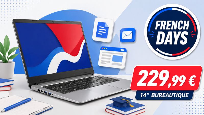 French Days : le Packard Bell B114-33-C3N8 tombe à 229,99 €, un PC portable 14 pouces très accessible pour la bureautique