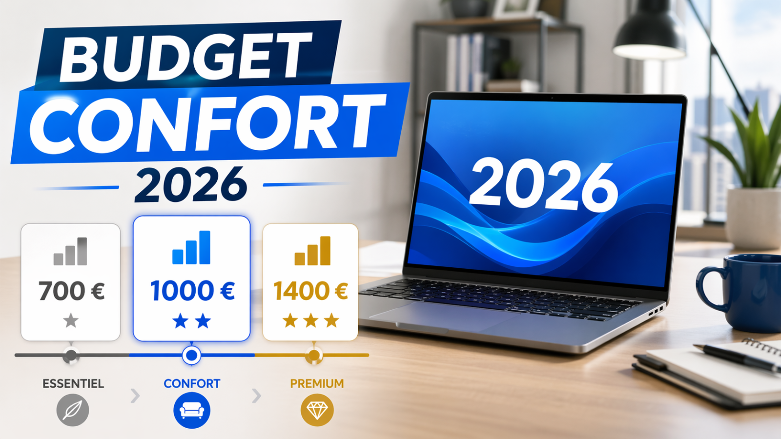 Combien faut-il dépenser pour un PC portable vraiment confortable en 2026 ?