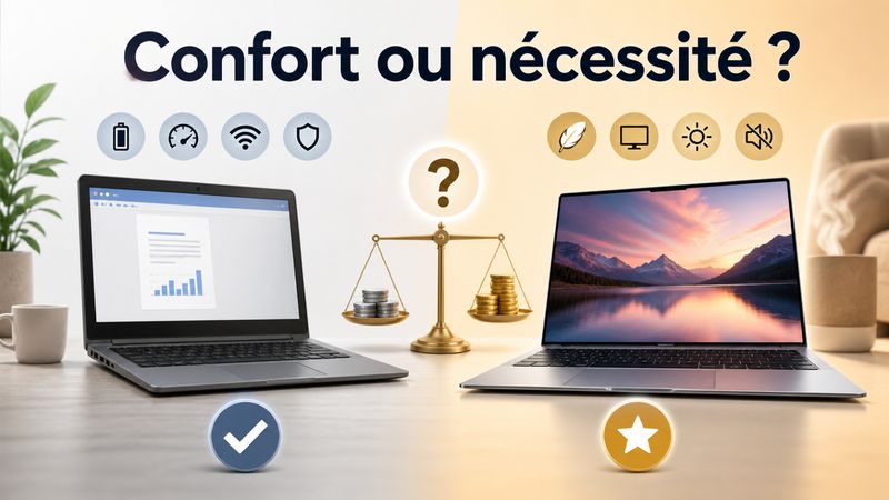 Portable grand public : à partir de quand paie-t-on surtout du confort plutôt qu’une vraie nécessité ?
