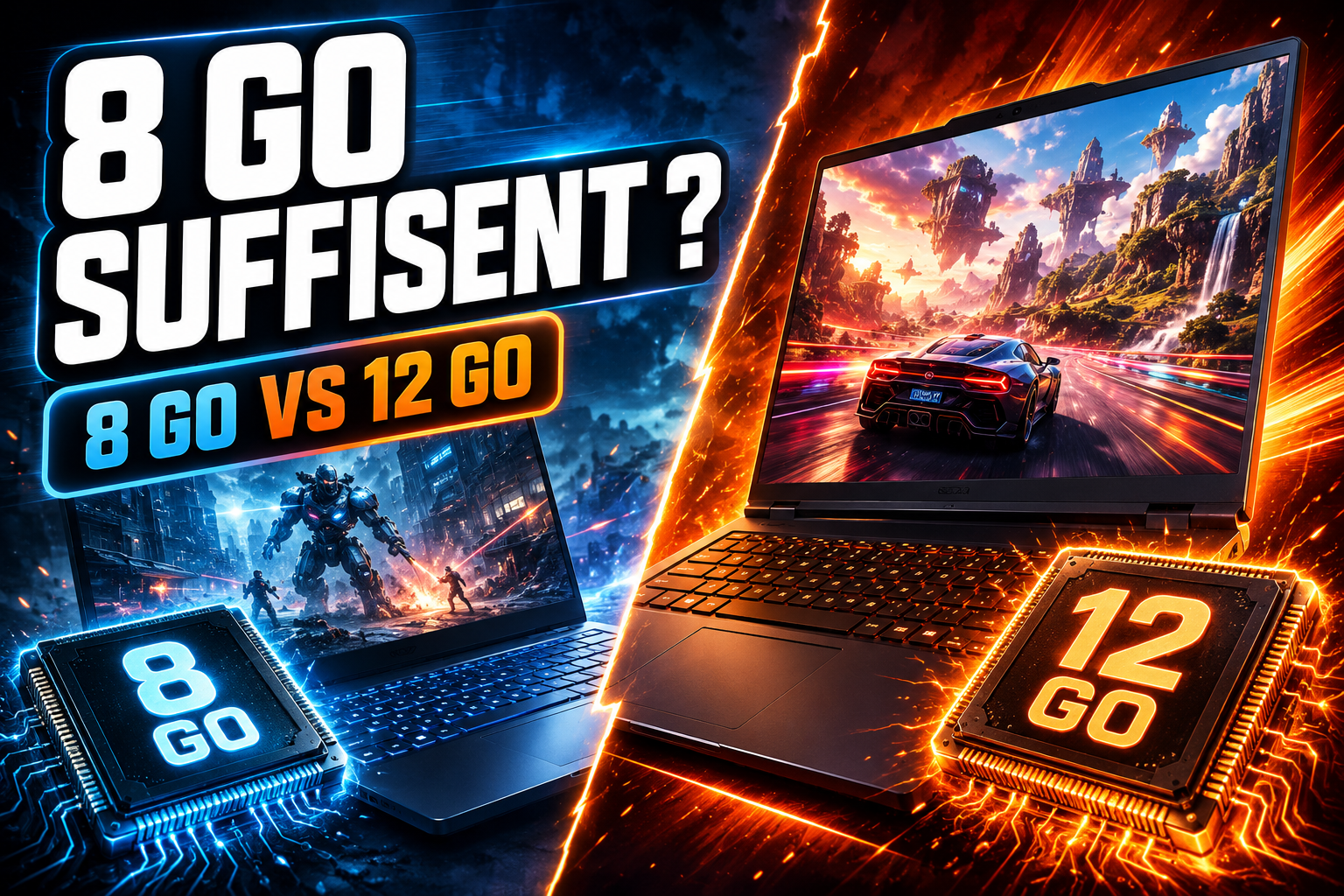 8 Go ou 12 Go de VRAM : à quel moment la mémoire vidéo devient-elle un vrai sujet sur portable gamer ?