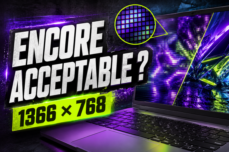 Écran 1366 × 768 sur un PC portable pas cher : faut-il encore accepter cette définition ?