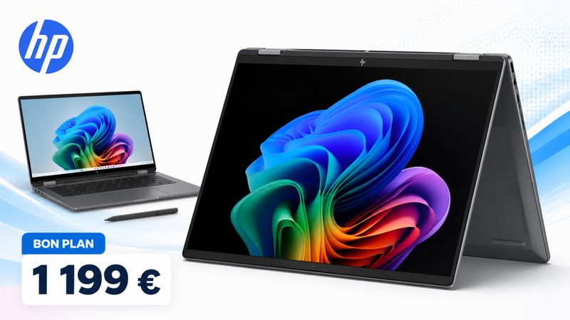 HP OmniBook X Flip 16-cb0007nfx : le grand PC portable OLED 2-en-1 tombe à 1 199 € chez HP