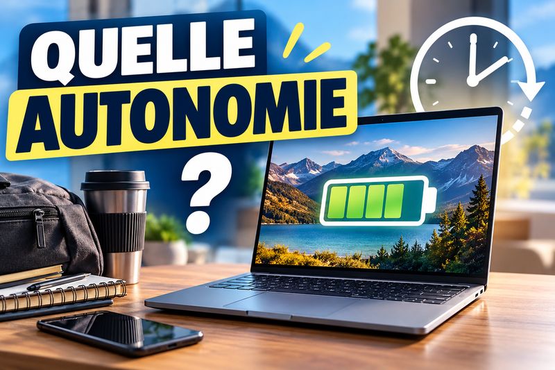 Autonomie annoncée : quels indices permettent de repérer un PC portable réellement endurant avant l’achat ?