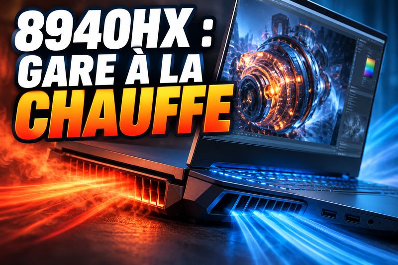 AMD Ryzen 9 8940HX : quelles performances et quel refroidissement viser sur un PC portable ?