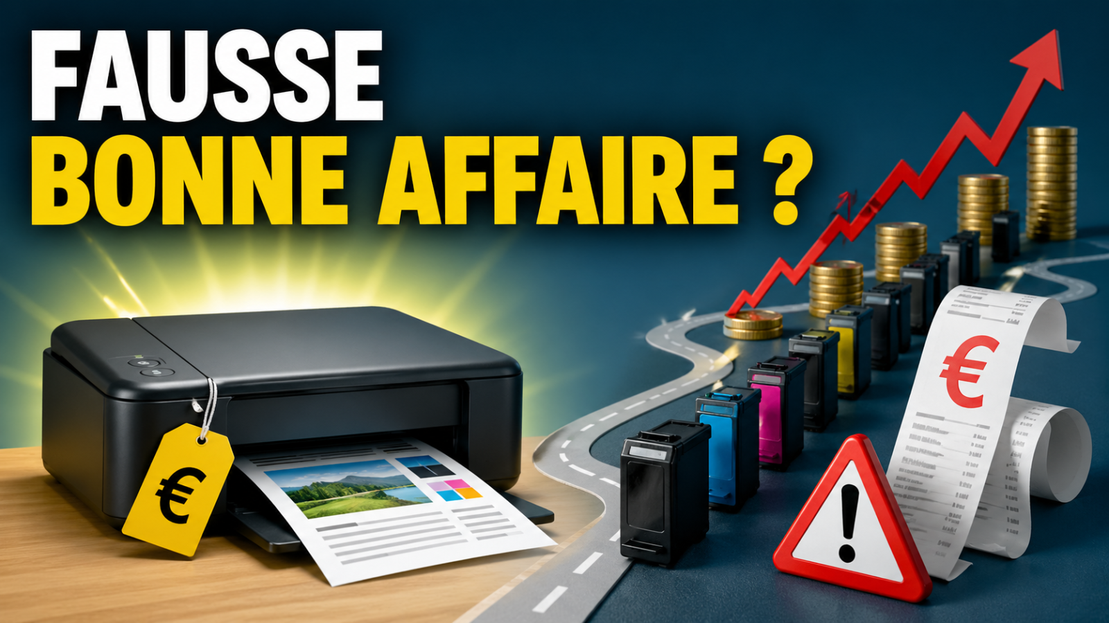 Imprimante pas chère : à quel moment le prix d’achat devient une fausse bonne affaire ?
