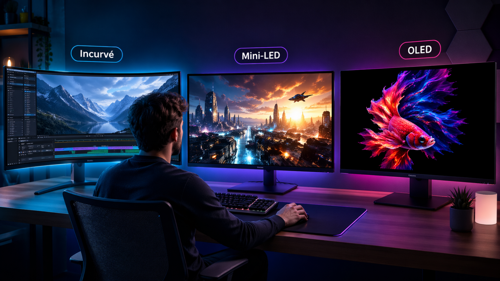 Incurvé, Mini-LED, OLED : qu’est-ce qui change vraiment sur un écran au quotidien ?