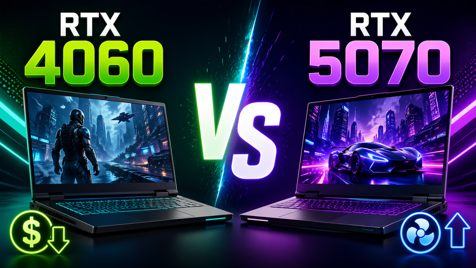 RTX 4060 ou RTX 5070 sur un laptop gamer : le surcoût vaut-il le coup ?