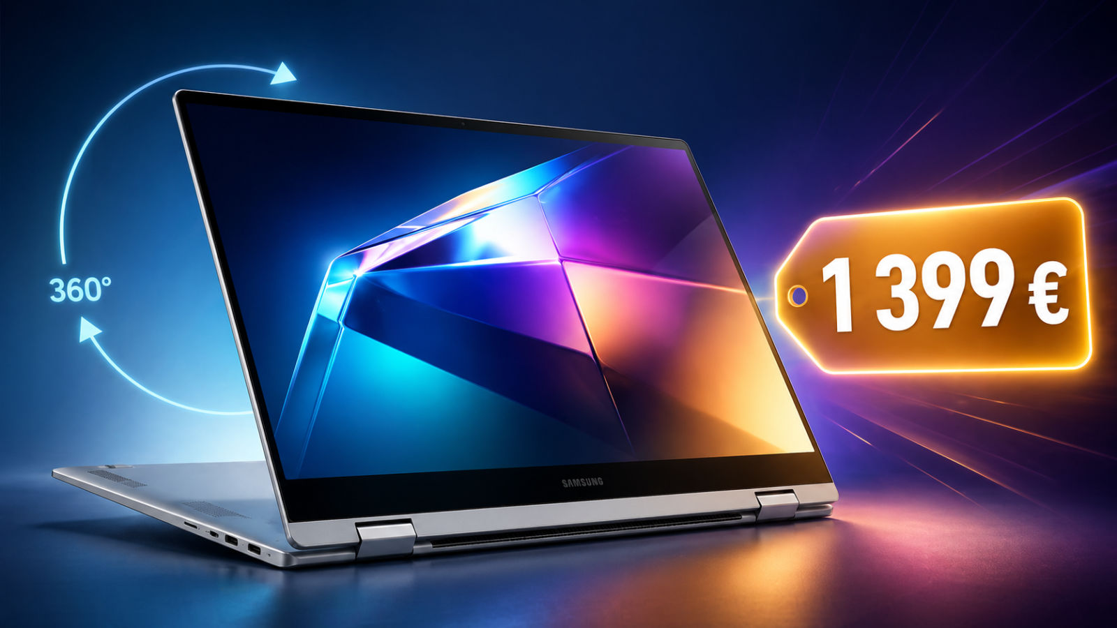 Samsung Galaxy Book4 Pro 360 16" à 1 399 € : le convertible AMOLED premium devient nettement plus intéressant