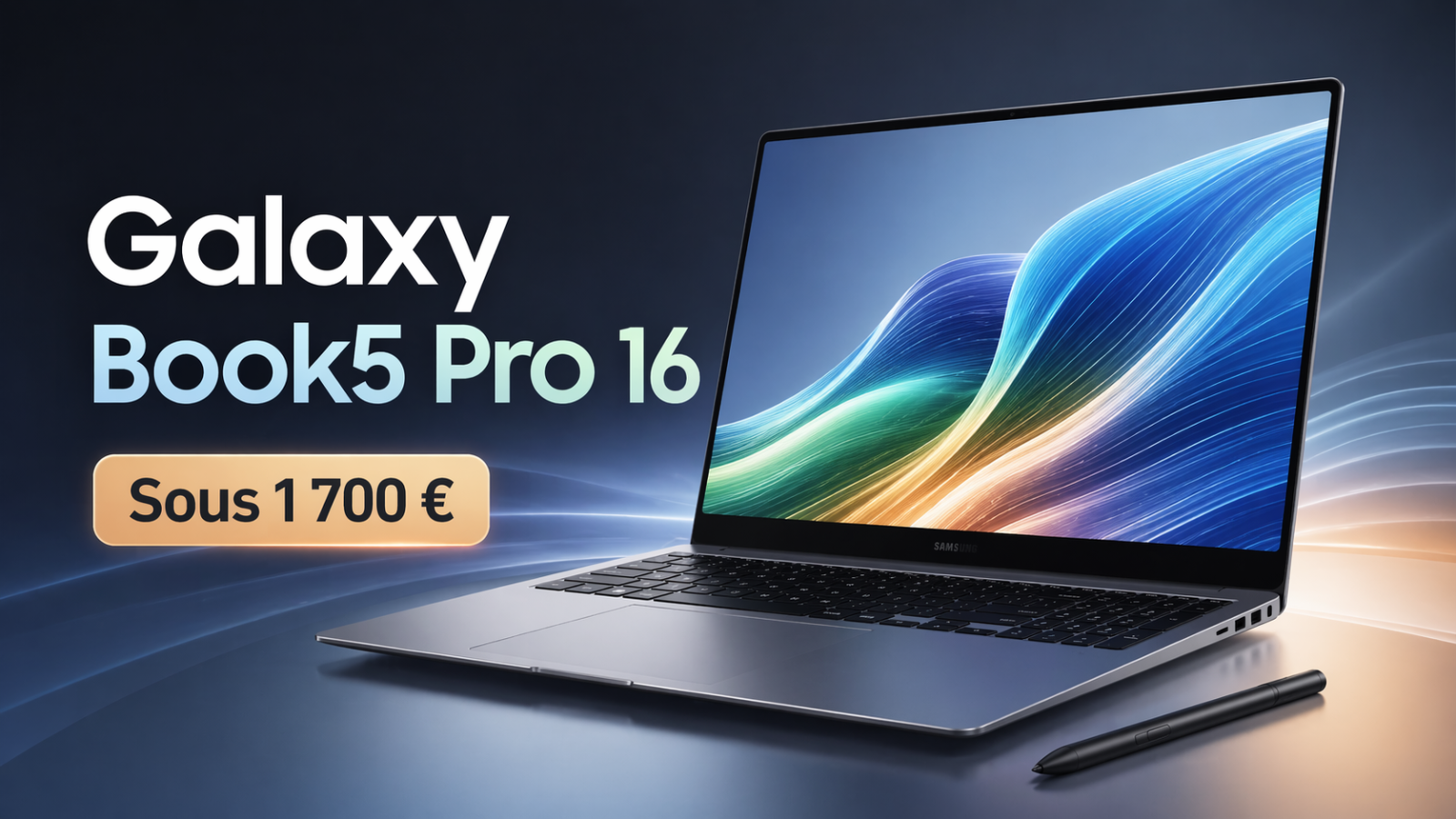 Samsung Galaxy Book5 Pro 16 : un PC portable premium de 16 pouces qui passe sous les 1 700 €
