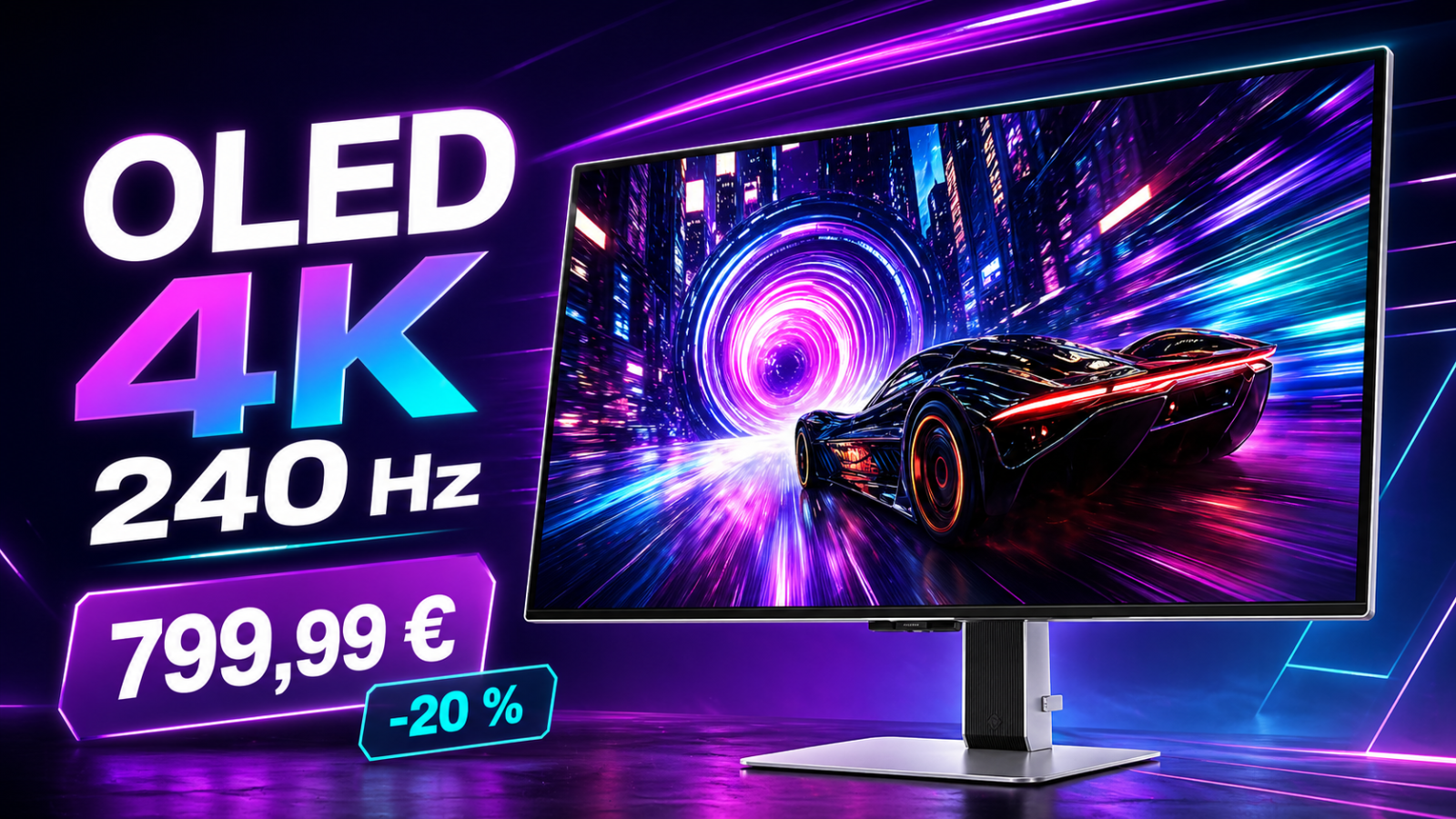 Samsung Odyssey G8 G81SF LS32FG814SUXEN : l’écran OLED 4K 240 Hz passe à 799,99 €