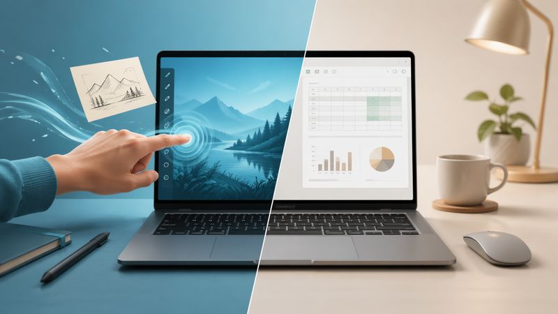 Tactile ou non tactile : qui y gagne vraiment sur un PC portable ?