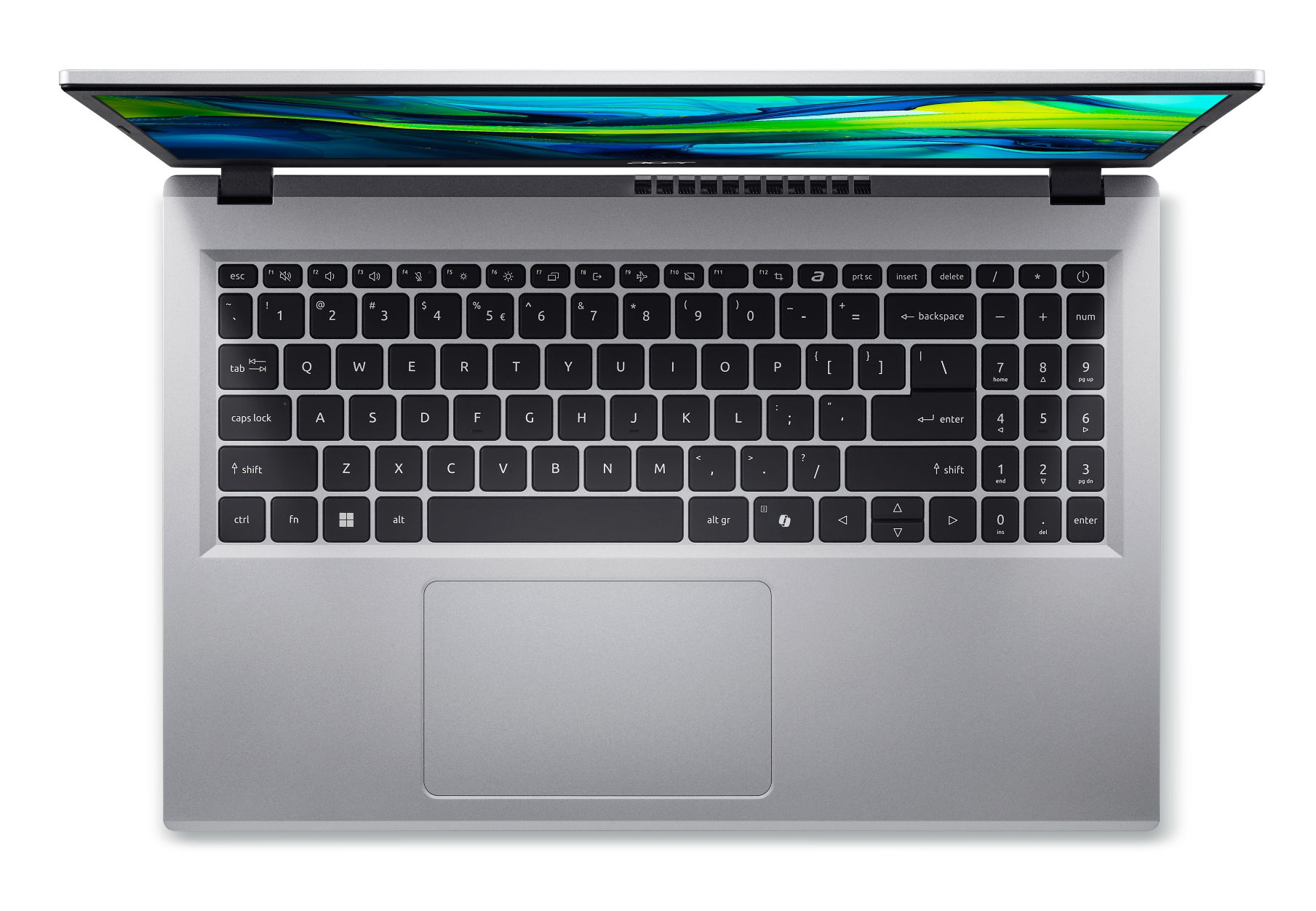 Clavier AZERTY avec pavé numérique de l'Acer Aspire Go 15 AG15-32P-33L3 Clavier de l'Acer Aspire Go 15 AG15-32P-33L3 avec pavé numérique