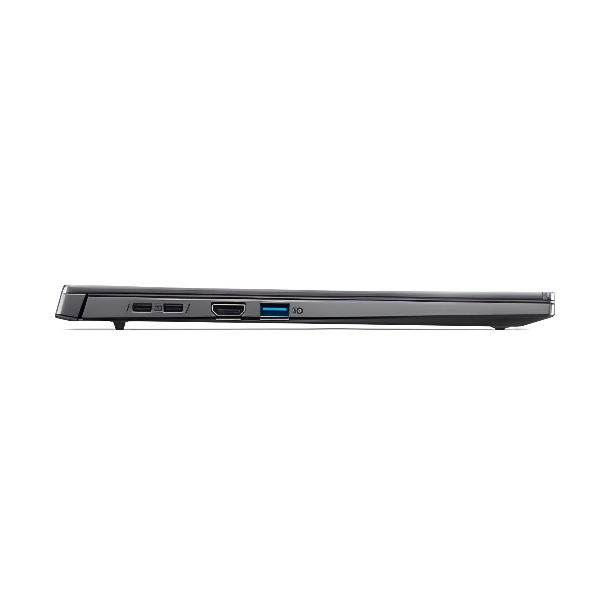 Acer A14-52M-540G : ports USB-C 4.0, HDMI et USB-A pour un poste de travail complet Connectique latérale du PC portable Acer A14-52M-540G