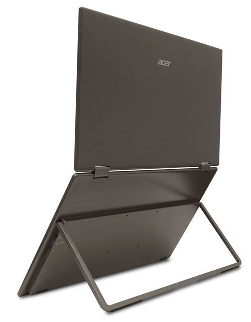 Acer PD193QTE - vue de face - double zone d’affichage Acer PD193QTE - vue de face - double zone d’affichage