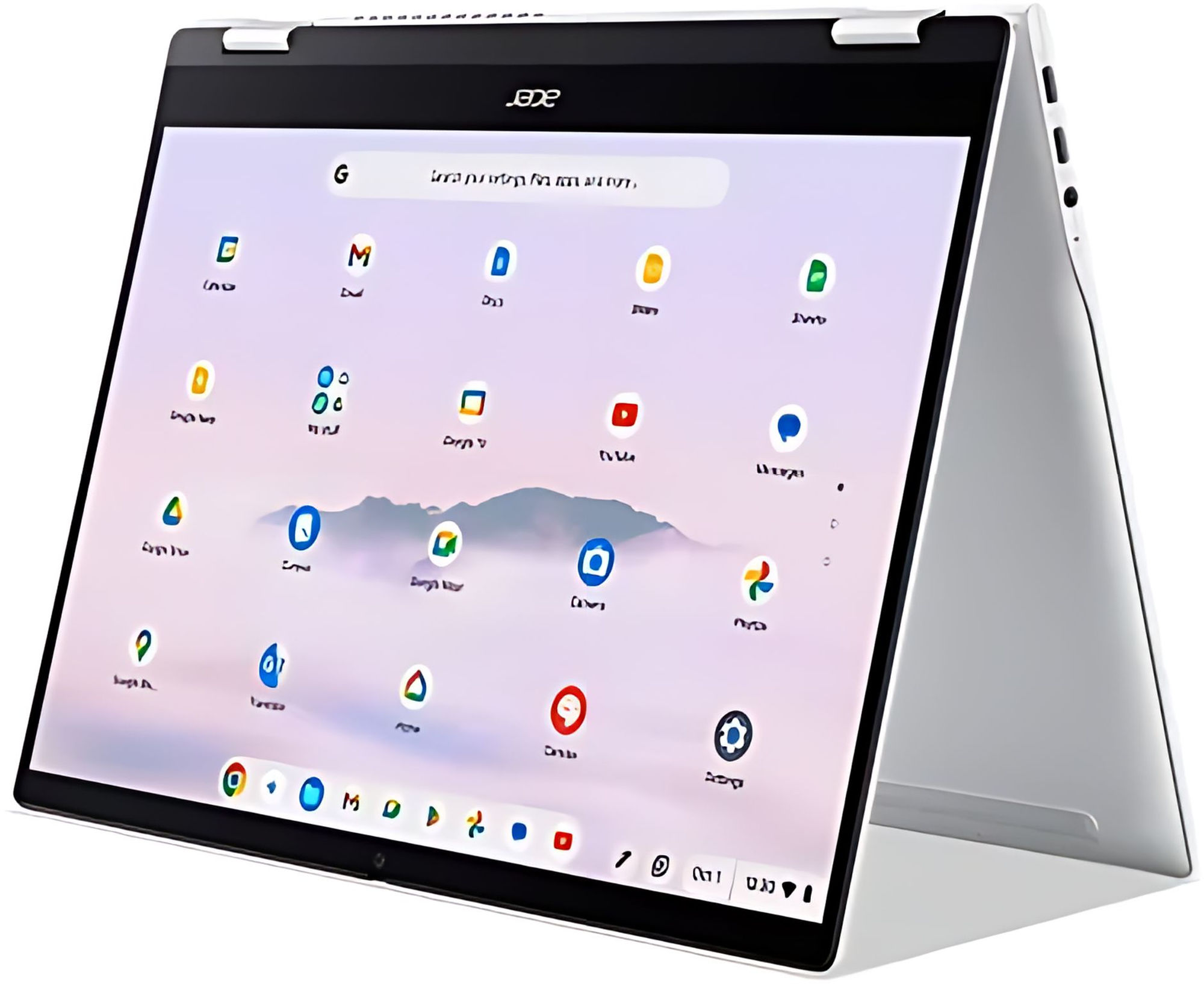 Acer Chromebook Plus Spin 514 tactile CP514-5HN-K6VR NX.JRHEF.003 en position tente Acer Chromebook Plus Spin 514 tactile CP514-5HN-K6VR NX.JRHEF.003 en position tente