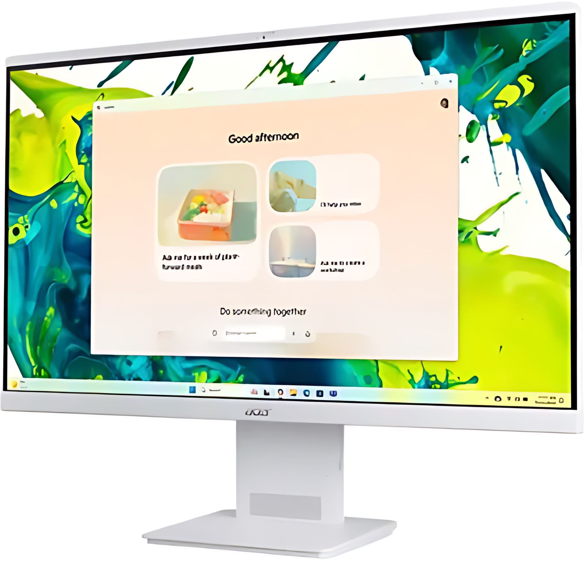 Acer Aspire S27 DQ.BSVEF.001 vue trois quarts Acer Aspire S27 DQ.BSVEF.001 vue trois quarts avant