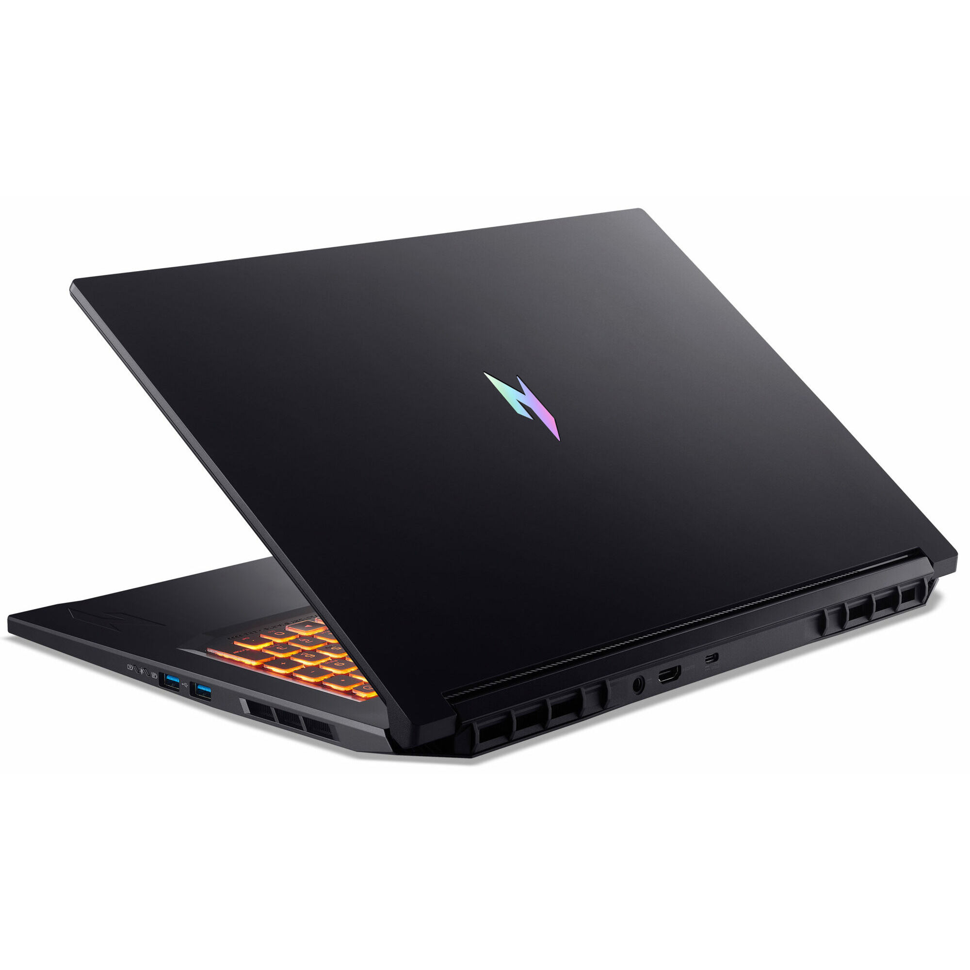 Dos de l'Acer Nitro V 17 AI ANV17-41-R5GU avec châssis noir Dos de l'Acer Nitro V 17 AI ANV17-41-R5GU avec châssis noir