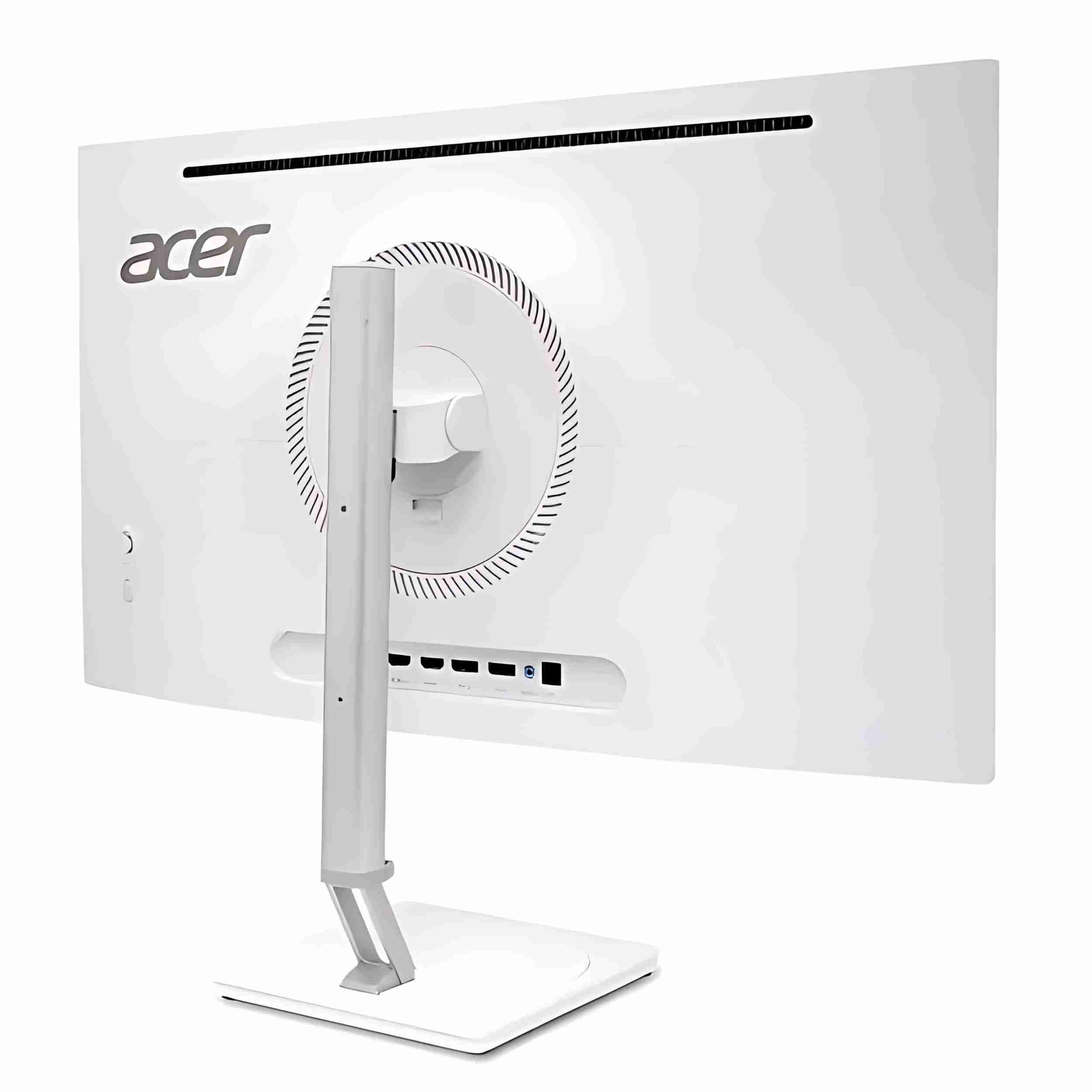Acer CE270UX OLED 27 pouces - ergonomie et pied réglable Acer CE270UX OLED 27 pouces - vue arrière inclinée du pied