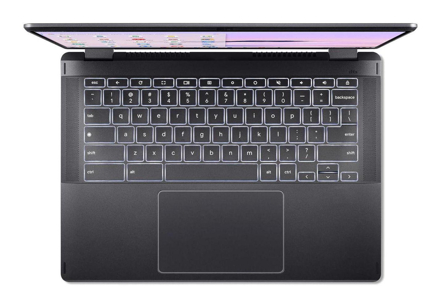 Clavier rétroéclairé de l’Acer Chromebook Plus Spin CP514-4HN-35LP Clavier et pavé tactile de l’Acer Chromebook Plus Spin CP514-4HN-35LP