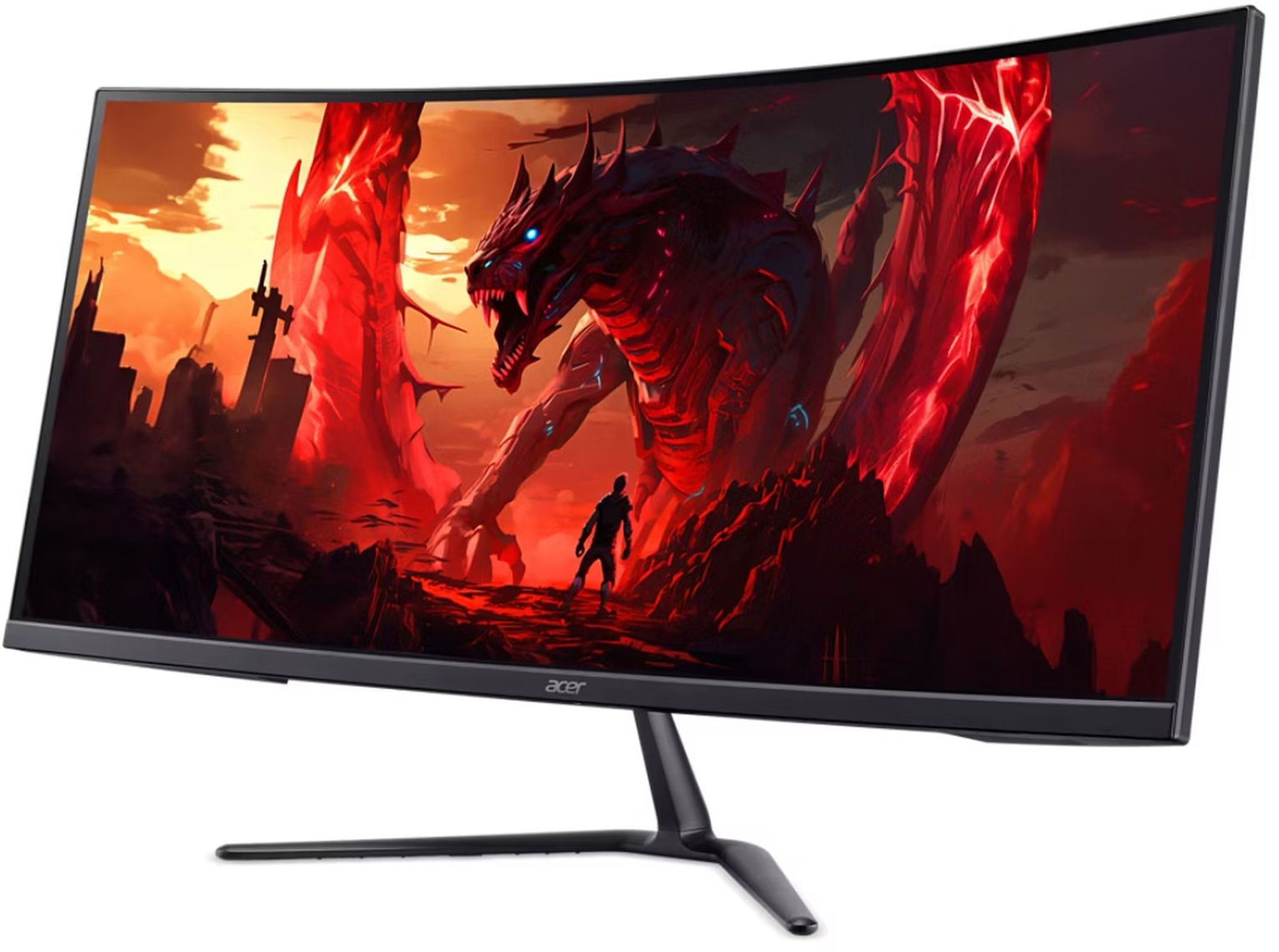 Format ultralarge du moniteur Acer Nitro ED340CUR X0bmiipx Moniteur Acer Nitro ED340CUR X0bmiipx avec large dalle incurvée