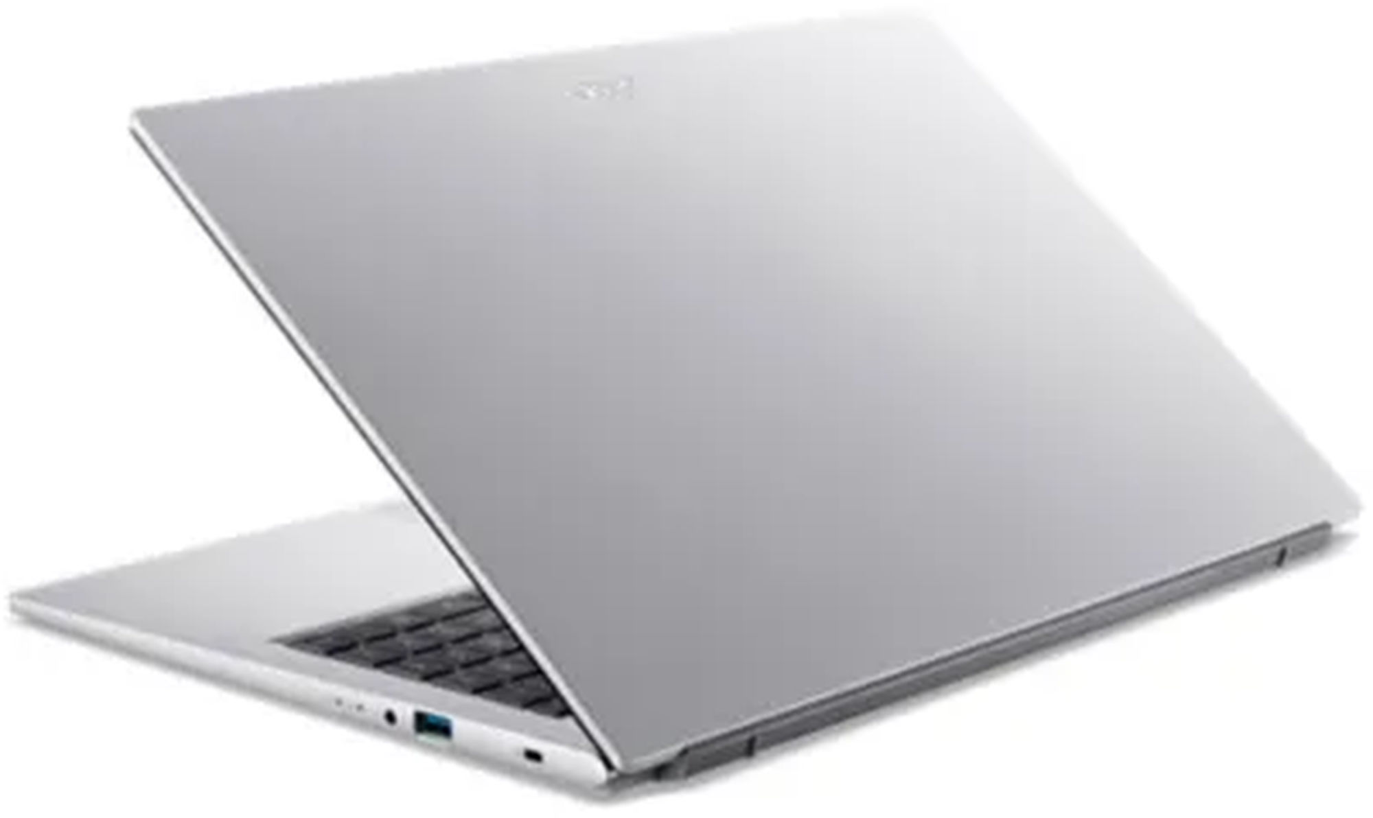 Châssis argent de l’Acer Aspire Go 15 AG15-72P-58KB Vue du capot argent de l’Acer Aspire Go 15 AG15-72P-58KB