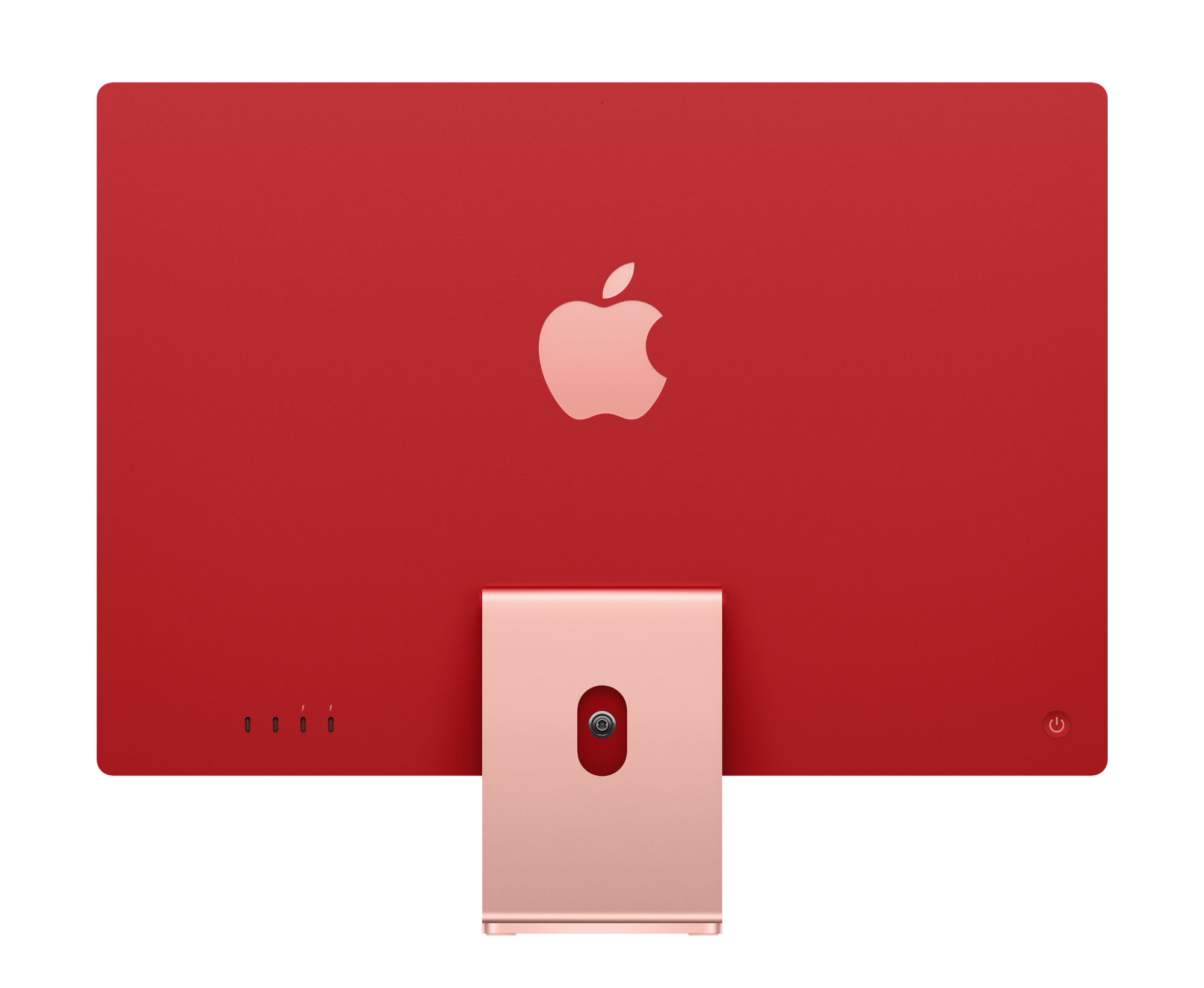 Apple iMac 24 M3 rose - design arrière Apple iMac 24 M3 rose - vue arrière