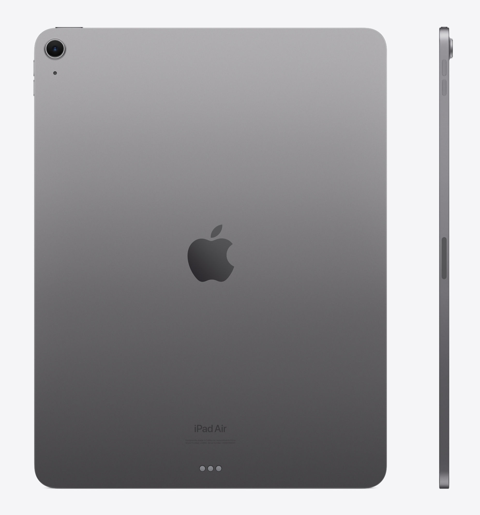 Apple iPad Air 13" 2026 MH5N4TY/A - dos et profil Apple iPad Air 13" 2026 MH5N4TY/A - dos et profil