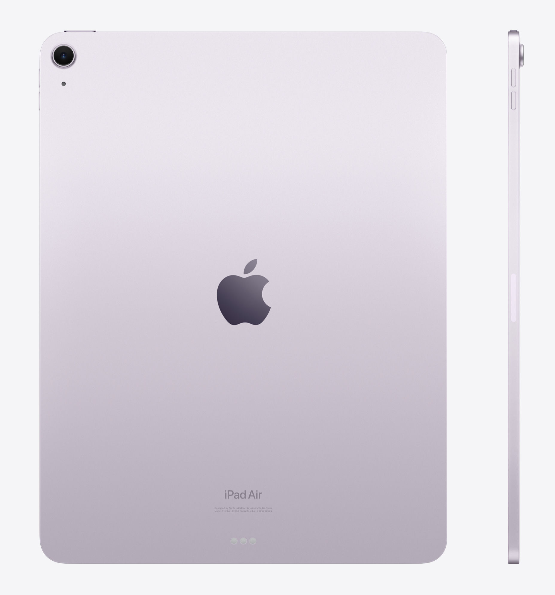 Apple iPad Air 13 2026 dos aluminium mauve Apple iPad Air 13 2026 dos aluminium mauve